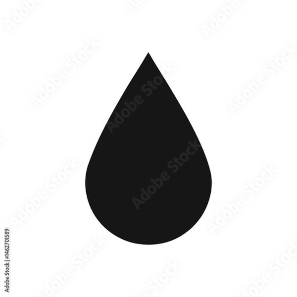 Fototapeta black oil drop