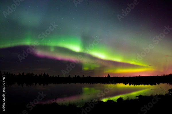 Fototapeta Colorful aurora