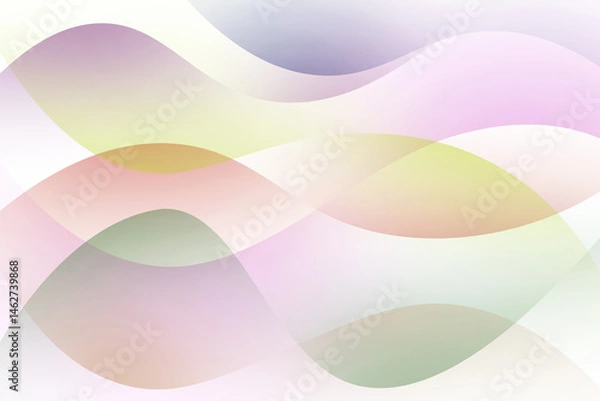 Obraz  colored sinusoidal shapes background
