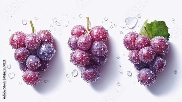 Obraz grape in water splash