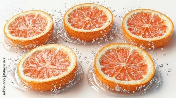 Obraz grapefruit and orange