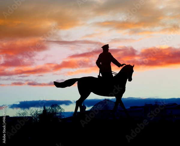 Obraz Monument to Marshal Zhukov