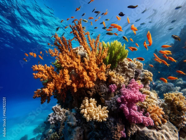 Obraz Vibrant Coral Reef Ecosystem
