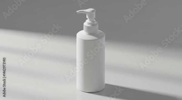 Obraz White Bottle with Pump Dispenser