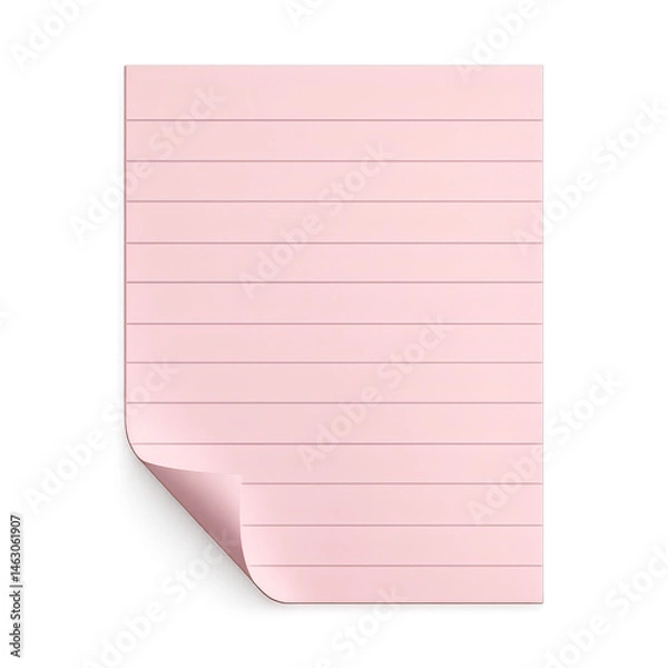 Obraz Pink Note Folded