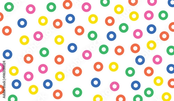 Fototapeta Background cereal ring with white background