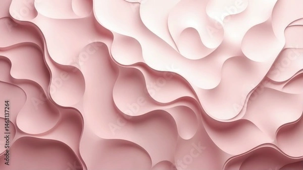 Obraz abstract pink background with bubbles