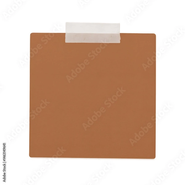 Fototapeta Mocha Sticky Note