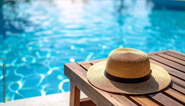 Obraz きらめく水辺の帽子Custom AI Model