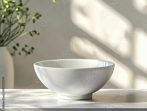 Obraz Empty White Bowl