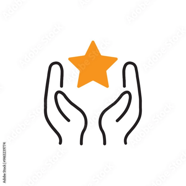 Obraz benefit color icon