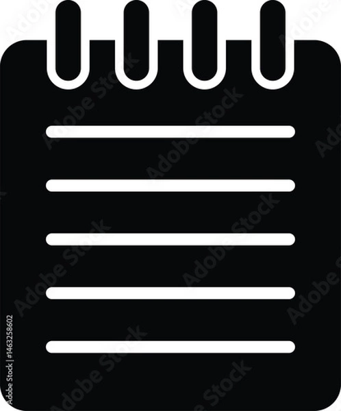 Obraz Notebook icon vector