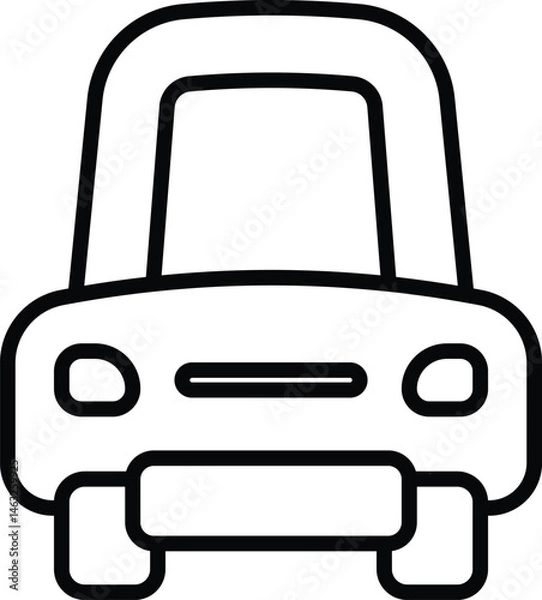 Obraz car icon vector