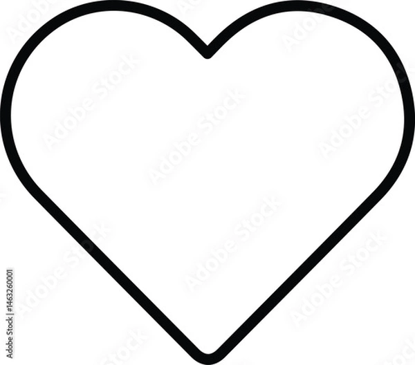 Obraz heart icon vector