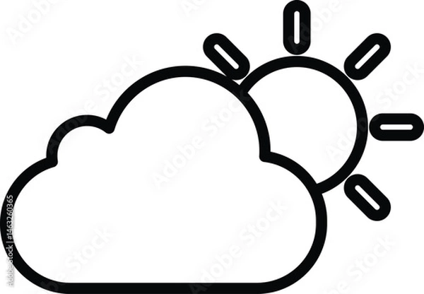 Obraz Weather icon vector