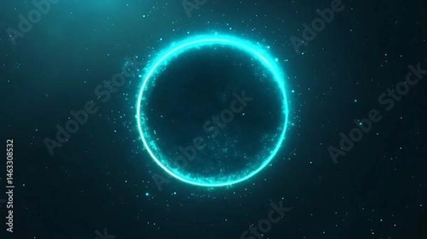 Fototapeta Abstract circle glow