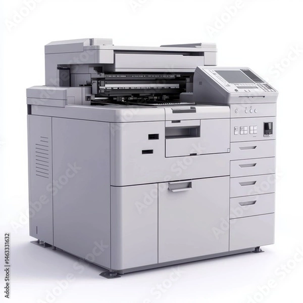 Fototapeta Modern Office Multifunction Printer for Professional Printing Tasks