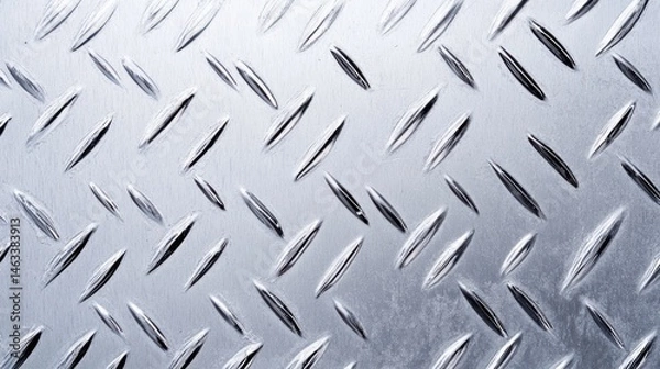 Obraz Silver metal diamond plate texture background industrial design material