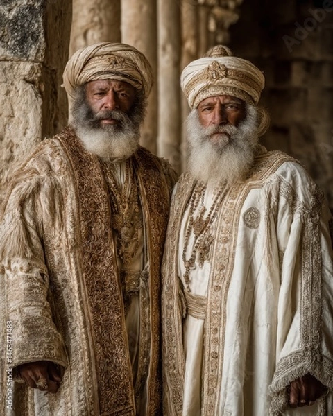 Obraz A group of Sadducees, Biblical characters.