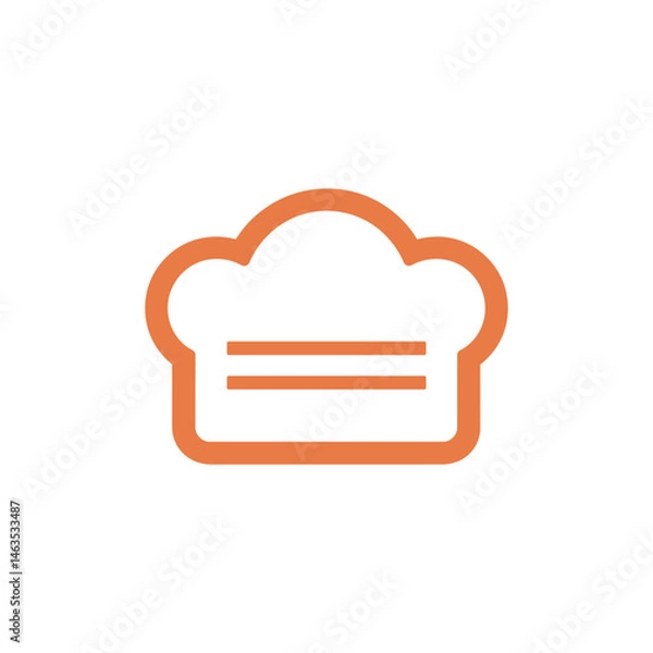 Obraz Minimalist carrot line icon portrays simple yet vibrant healthy eating message on transparent background