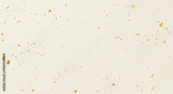 Obraz 金銀砂子と和紙風テクスチャの上品な和風背景・高解像度・ミニマルデザイン