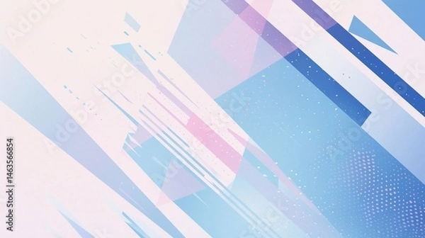 Fototapeta Modern Abstract Whiteboard with Geometric Patterns/現代的な抽象ホワイトボード：幾何学パターン9