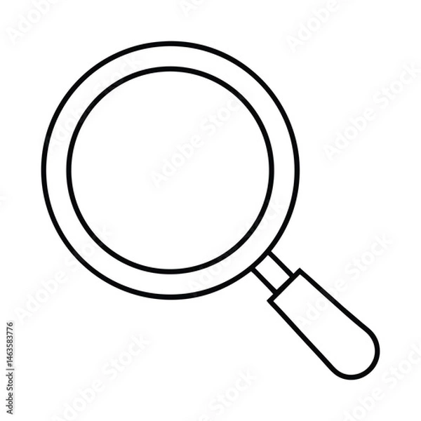 Fototapeta magnifying search icon