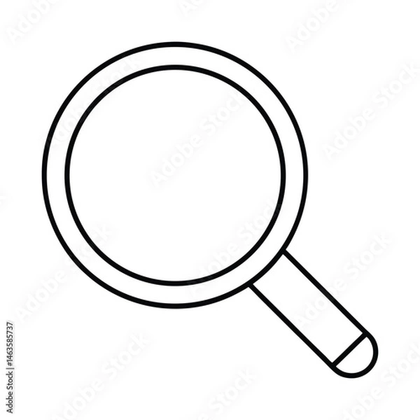 Fototapeta magnifying search icon