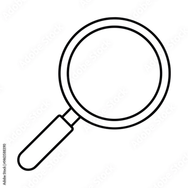 Fototapeta magnifying search icon