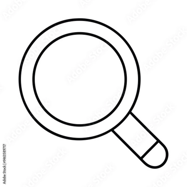 Fototapeta magnifying search icon