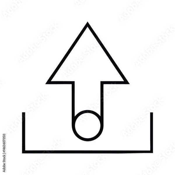 Fototapeta Upload Vector Art, Icon