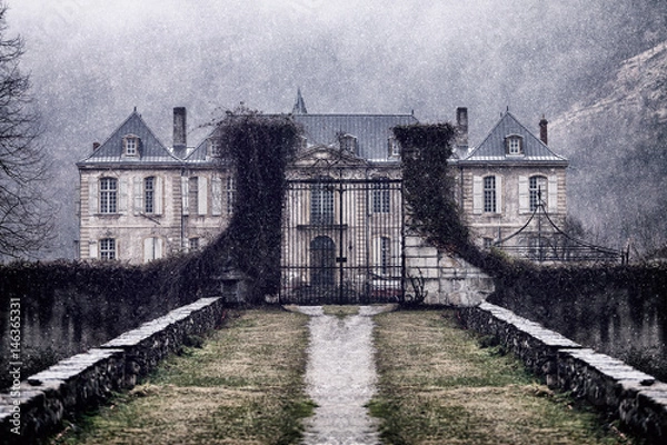 Fototapeta Manoir abandonné	