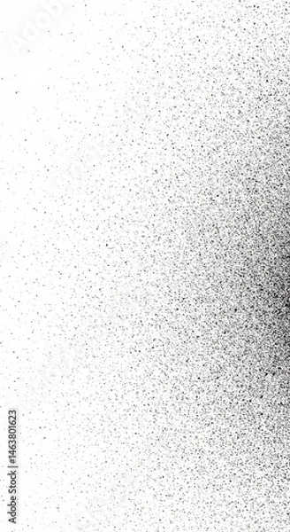 Fototapeta Black Dots Pattern on a White Texture Background Abstract Art