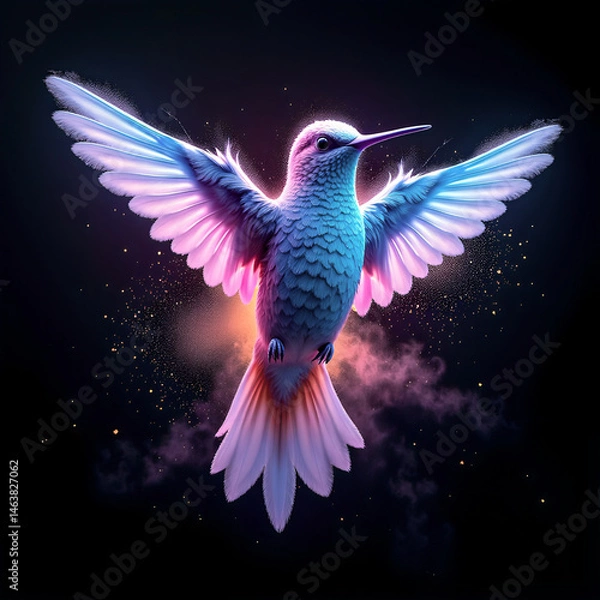 Obraz hummingbird flying in the sky