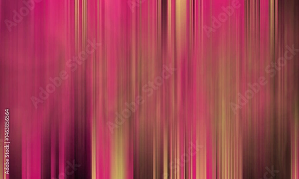 Fototapeta Elegant abstract background featuring vertical motion blur with pink, yellow, and dark tones. Ideal for modern design projects, digital art, or stylish presentation backdrops