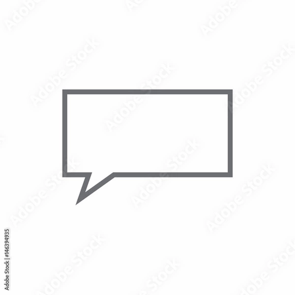Obraz speech bubble icon