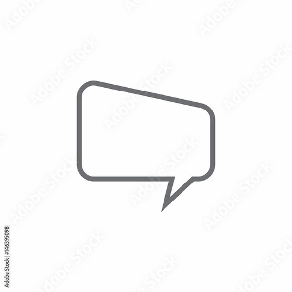 Obraz speech bubble icon
