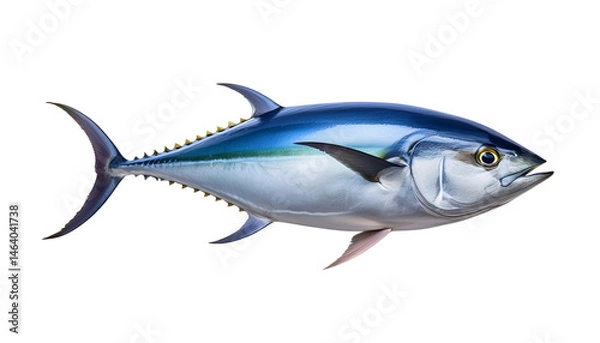 Obraz Bluefin Tuna Swimming in Clear Water