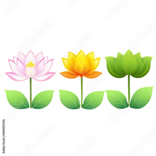 Obraz Spiritual Flower Set