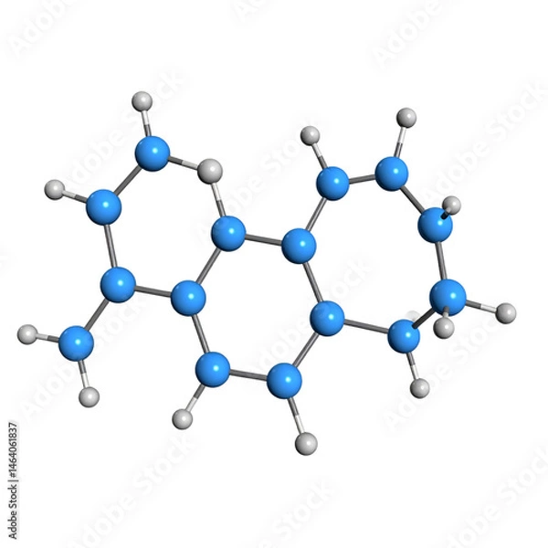 Fototapeta chemical structure of a molecule