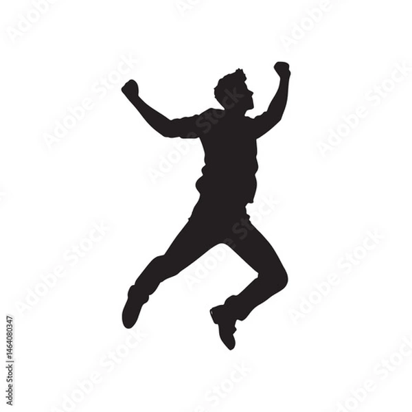 Fototapeta a man jumping style 2