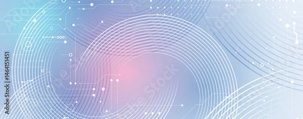 Fototapeta Abstract circuit technology concept background