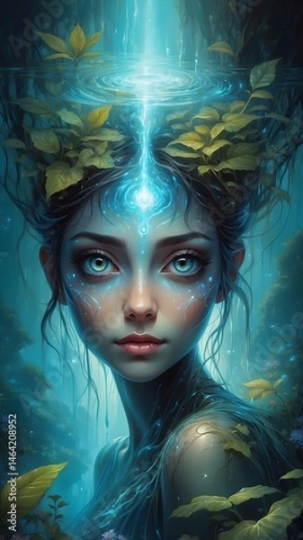 Obraz Fantasy Gemälde - Frauenportrait