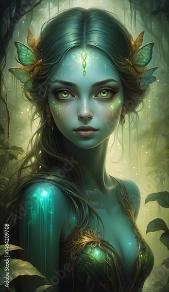 Obraz Fantasy Gemälde - Frauenportrait