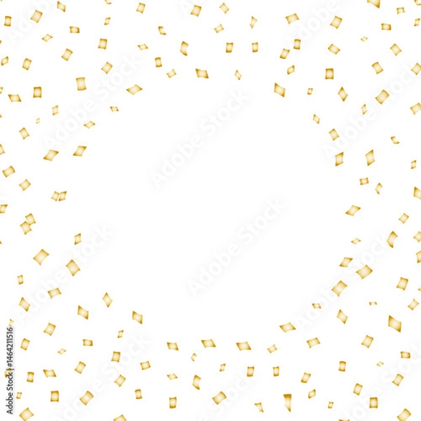 Obraz ゴールドの紙吹雪　金色
