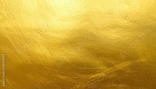 Obraz A shimmering golden surface with textured brush strokes, reflecting light and creating a rich, warm ambiance