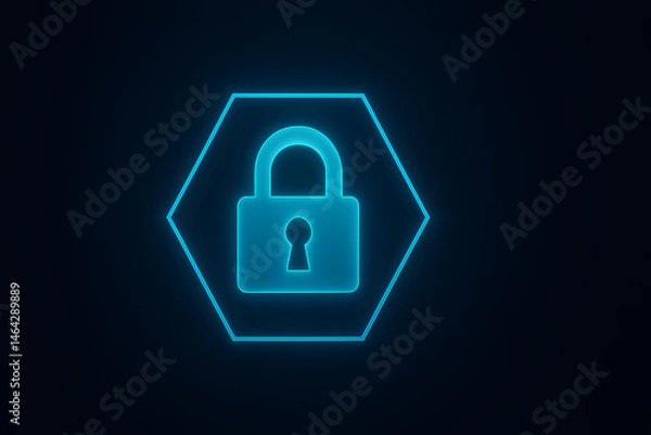 Fototapeta digital world background with left and digital shield for security image