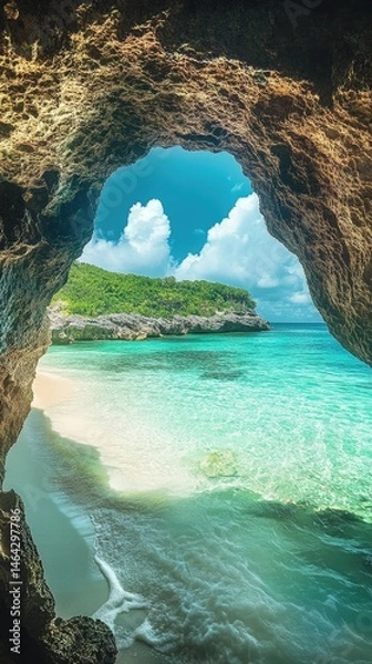 Obraz Coastal Cave View (3)