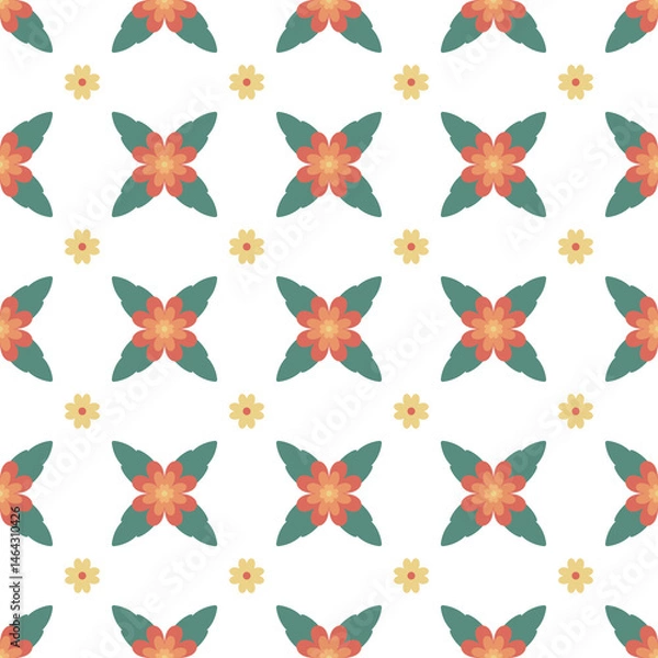 Obraz seamless pattern with butterflies