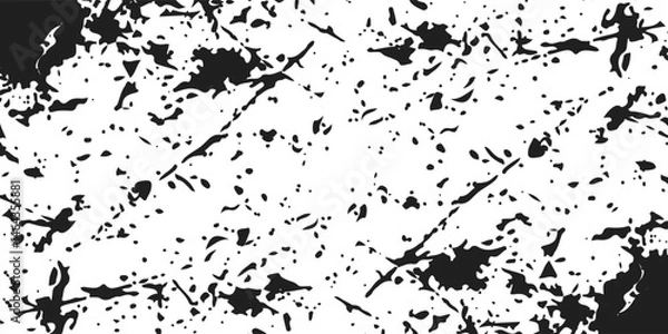 Fototapeta Grunge black and white grunge. Distress overlay texture. Abstract surface dust and rough dirty wall background abstract